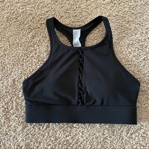 Fabletics Black Discontinued High Intensity Sports Bra